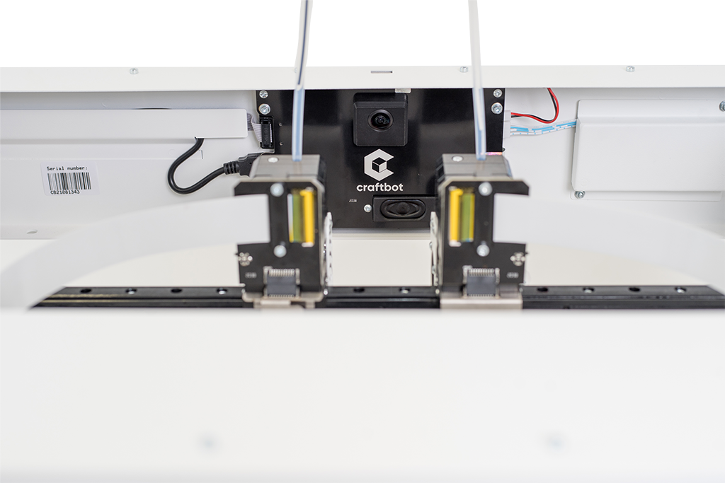 3D printing, 3D printer, Craftbot Flow IDEX XL, Plug & Play, Large scale, Additive manufacturing, Printer bed, Compact workhorse, FDM printer, High-technology features, 2 different materials, Parallel printing, Dual extruder, Touch screen