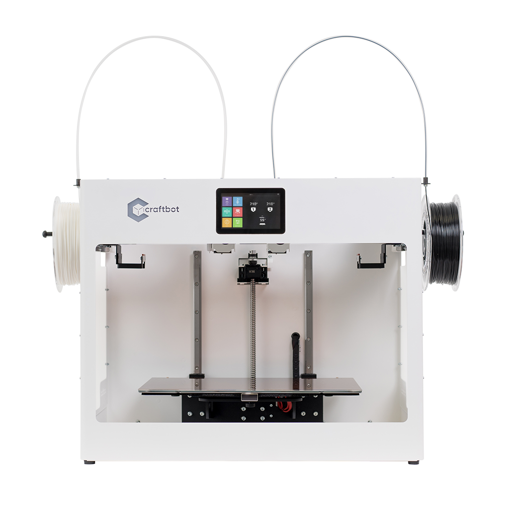 3D printing, 3D printer, Craftbot, Craftbot Flow IDEX, High-quality, FDM printer, Mesh bed leveling, Easy setup, Quality, Dual extruder, Professional, Production optimization