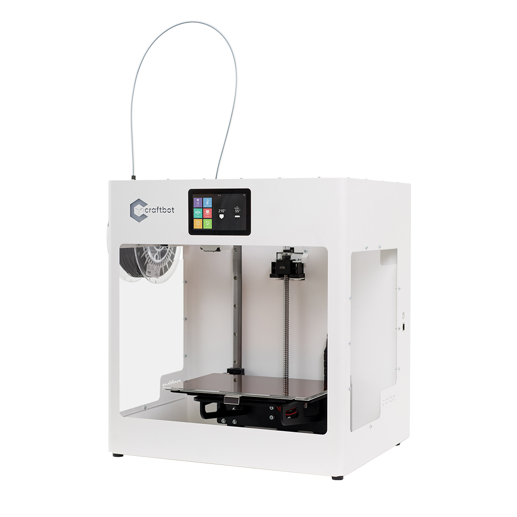 3D printing, 3D printer, Craftbot, Craftbot Flow, Plug & Play, Advanced functions, FDM printers, High quality, Extruder, Led, Filament