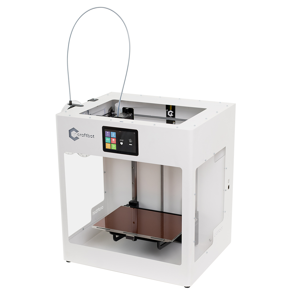 3D printing, 3D printer, Craftbot, Craftbot Flow, Plug & Play, Advanced functions, FDM printers, High quality, Extruder, Led, Filament